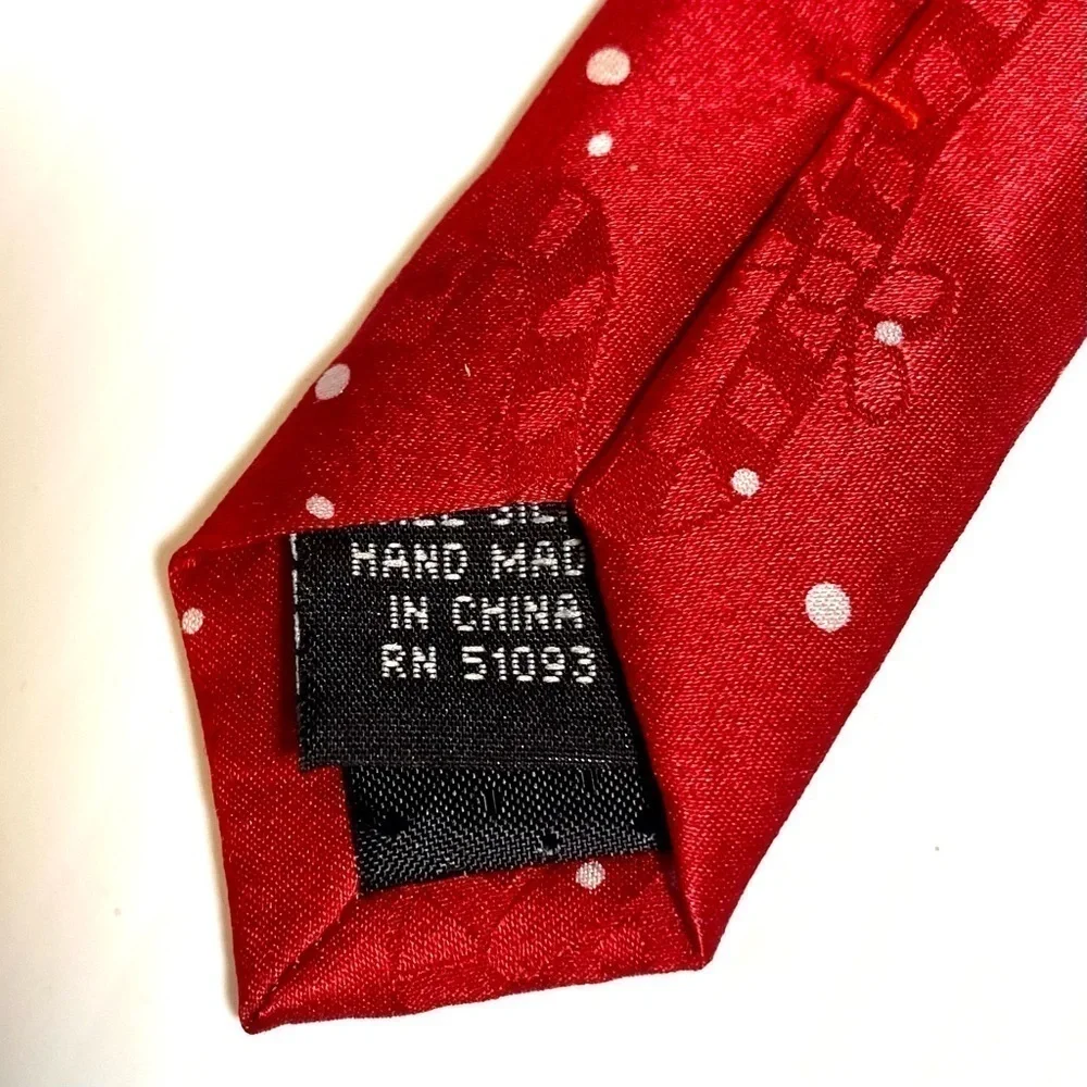 Vintage Hallmark Reindeer Men's Novelty Necktie Holidays Christmas 100% Silk